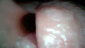 Endoscope Camera Records Male Ejaculation Moment