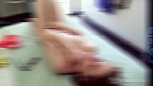 Yanks monte rubs her shaved pussy