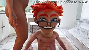 Kona Jade Performs No-Hands Blowjob on Monster Cock, Deepthroating and Riding to Earn Tattoos