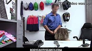 Bodycavitysearch - officer bends and fucks shoplifting teen 18+s - allie addison