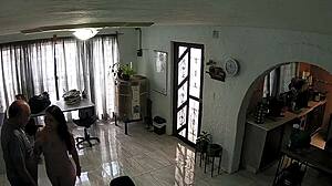 Latina Fucks Old Man In Living Room