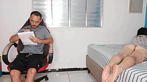 i'm the stepbrother provoked by my excited stepsister's exposed ass