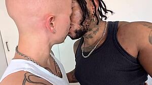 Two trans men from Germany and Brazil fuck intensely