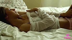 Skinny Roxana Fingers Her Butt In The Solo Scene With Socks Leading To Orgasm