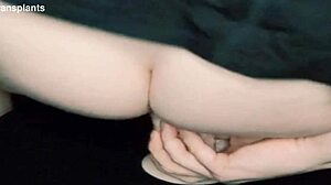 Trans Woman Hints at Riding Dildo Passionately