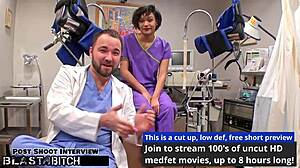 student jackie gets cum blasted by doctor