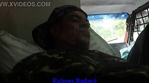 Old man pounds young pussy hard in motorhome