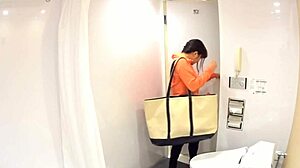 japanese busty model changing underwear secretly filmed 😍