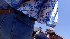 Voyeur Captures Ass Delight In Rome Streets