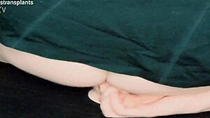 Trans Woman Hints at Riding Dildo Passionately
