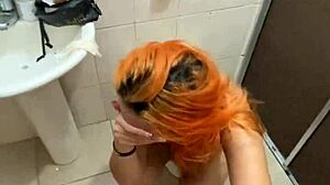 Young redhead takes anal with cum inside. Excited yet?