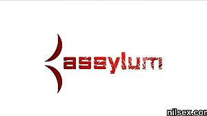 wacky sweetie endures brutal anal therapy