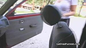 Busty Latina Amateur Titty Fucks Monster Cock