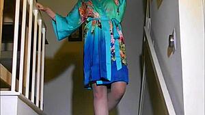 Luna Lain Performs Exotic Striptease