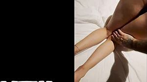 latina porn casting teen with braces takes first monster cock interview