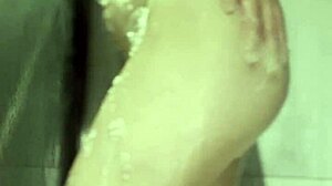 watch me touch my shaved pussy in the shower