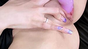 Blonde teen says, 'I'm fingering my hairless pussy in lingerie!'