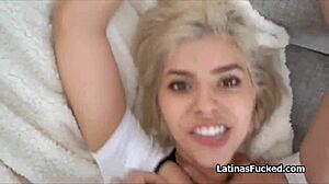 Busty Latina Amateur Titty Fucks Monster Cock