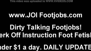 i can make you cum using just my feet