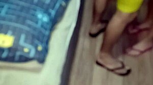 First anal with boyfriend, cum on tits