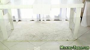 why did the masseuse knock back the jizz at the gloryhole?