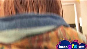 young blonde naked body close-up with fingering masturbation