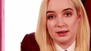 British student flashes big tits under skirt 😏