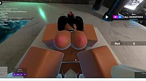 I let her fuck me long in Roblox game?