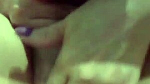 Old naughty woman masturbates intensely