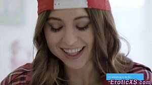 Brunette Babe Rides with Passion