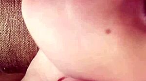 Redhead Karla Rose licks my balls in POV.