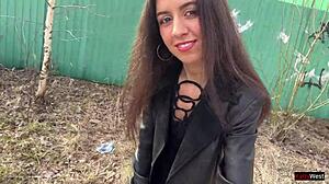 I WALK THROUGH THE PARK WITH CUM ON MY FACE, FEELING SO EXPOSED AND DRIPPING