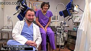 student jackie gets cum blasted by doctor