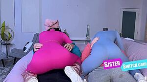 snowed in with step sisters swapping