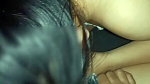 Mistress Fucks Amateur Asian in Grab Car, Creampie in Missionary and Doggystyle