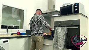 Alice fucks friend Jade with vibrator, contrasting sizes