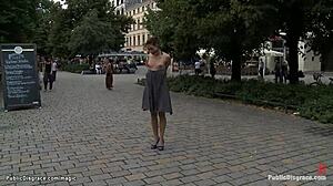 German Babe Faces Humiliation On The Streets