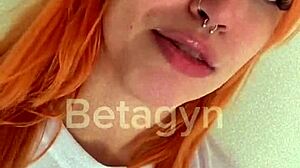 Young redhead takes anal with cum inside. Excited yet?