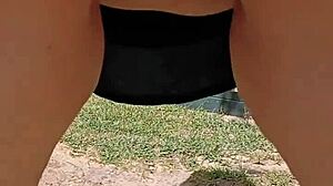 Maturemons explores her secret garden outdoors.