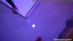 Friend's wife gets blindfolded oral