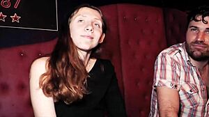 Lola pretends innocence while handling two cocks in rough group action.