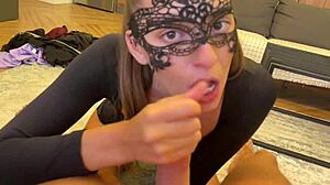 Teen brunette creampie