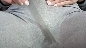 Spanking Pussy Close-Up With Ruler Discipline