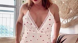 Sexy Milf Guides Dildo Fetish Solo Session