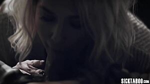 Imagine the dirty stepmom teasing that big cock stepson with her skilled hands