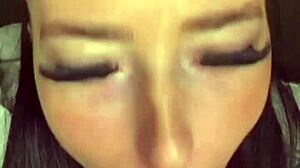 teen american exchange student masturbates solo on webcam