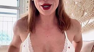 Sexy Milf Guides Dildo Fetish Solo Session