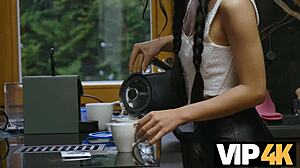 Spellbound Sex with Russian Pigtails!