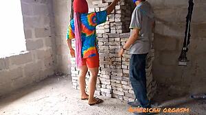 my friend and i wrecked my stepmom's pussy outdoors