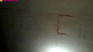 Mexican milf in lingerie gives footjob with high heels